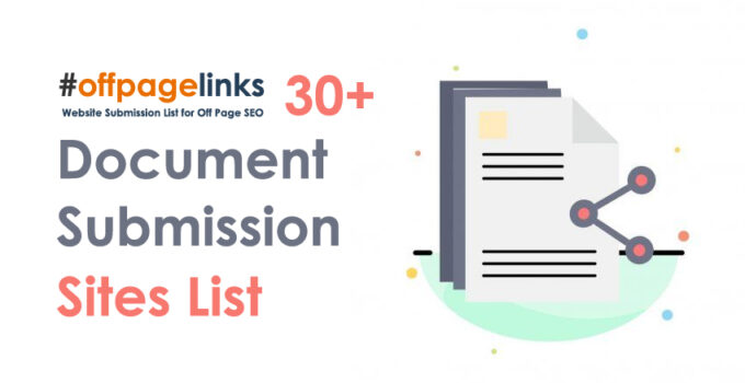 Document Submission Sites List