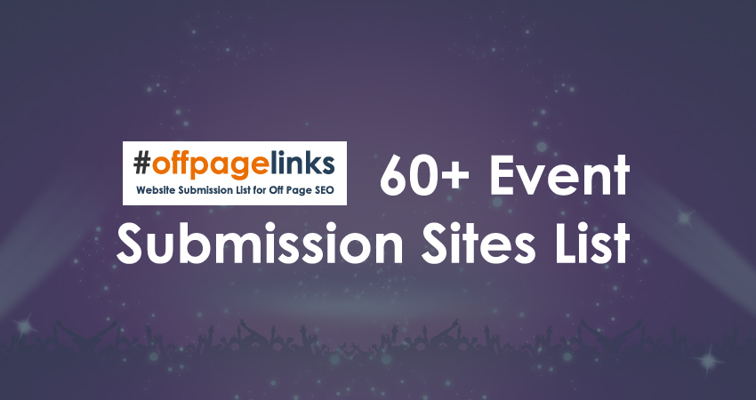 Event Submission Sites List