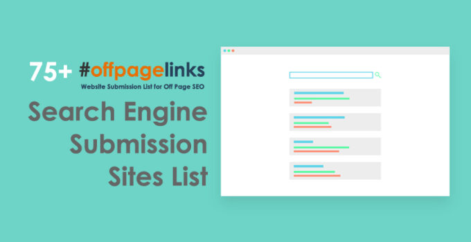 Search Engine Submission Sites List